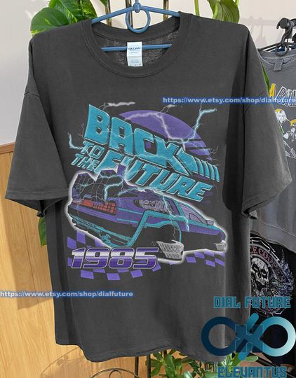 Back to the Future Poster Style T Shirt, Back to the Future Movie Shirt, 80s Movie T-Shirt, Gift for Her, Gift for Him, 80s Nostalgia.