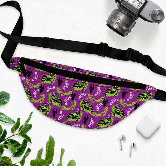 Disney Maleficent Made for Mayhem Fanny Pack, Disney Fanny Pack, Maleficent Bag, Theme Park Fanny Pack, Sleeping Beauty Dragon Fanny Pack