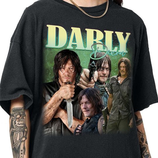 Limited Daryl Dixon Vintage T-Shirt, Gift For Woman and Man Unisex Garment-Dyed T-shirt, Comfort Colors T-Shirt
