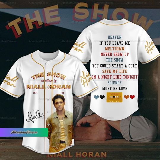 Niall Horan The Show Jersey, Niall Horan Jersey Shirt, Niall Horan Tour 2024 Shirt, Niall Horan Album Jersey, Niall Horan Fan