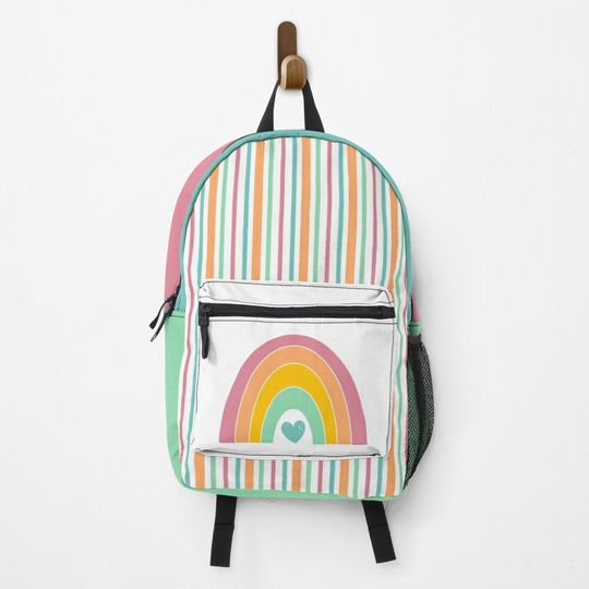 Boho Rainbow  Backpack  Student backpacks, Back to school gift, Gift for students ,Teen Girl Backpack, Girls Backpacks