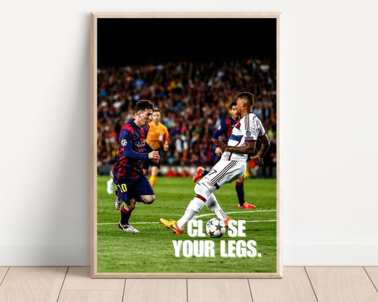 Lionel Messi Poster Messi Barca Poster FC Barcelona Poster Unframed poster , available in 7 sizes, Football lover poster gift