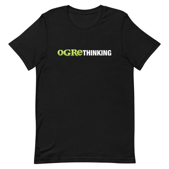 Ogrethinking shrek shirt Unisex short sleeves heavy cotton shirt, Multiple colors full sizes S-5XL trending shirt
