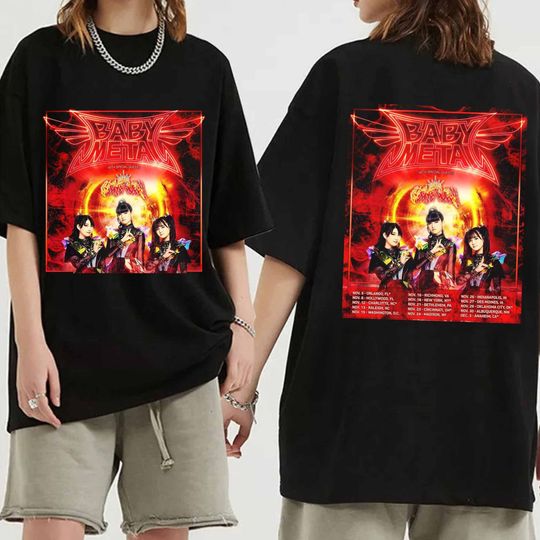 Babymetal 2024 Fall Tour Shirt, Babymetal Band Fan Shirt, Babymetal 2024 Concert Shirt, Babymetal Fan Gift