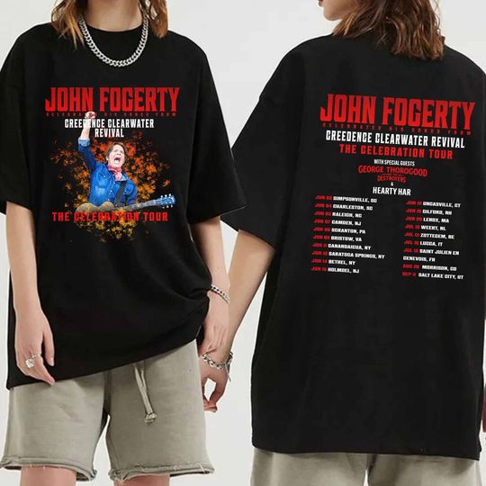 John Fogerty The Celebration Tour 2024 Shirt, John Fogerty Fan Shirt, John Fogerty 2024 Concert Shirt, The Celebration Concert 2024 Tee