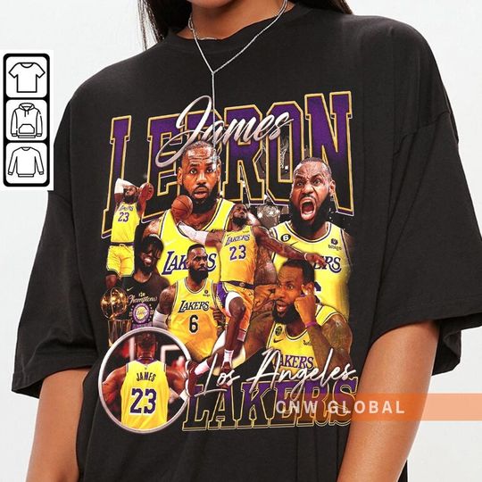 LeBron James Los Angeles Basketball Shirt, Lakers Basketball Shirt Christmas Gift Unisex, Basketball 90s Vintage Fan Gift