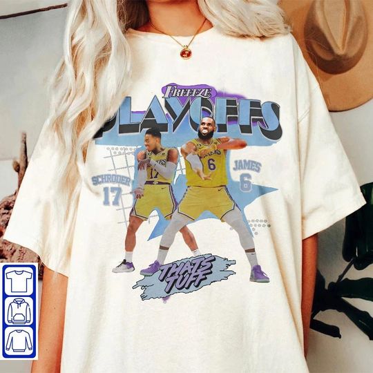 LeBron James Dennis Schroder Freeze Play Off Shirt, LeBron Shirt, Dennis Schroder Shirt, Trending Shirt, Unisex T-shirt