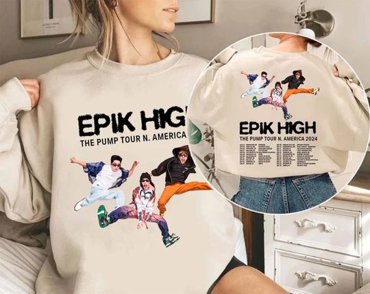 Epik High - The Pump North America Tour 2024 Shirt, Epik High Band Fan Shirt, Epik High 2024 Concert Shirt