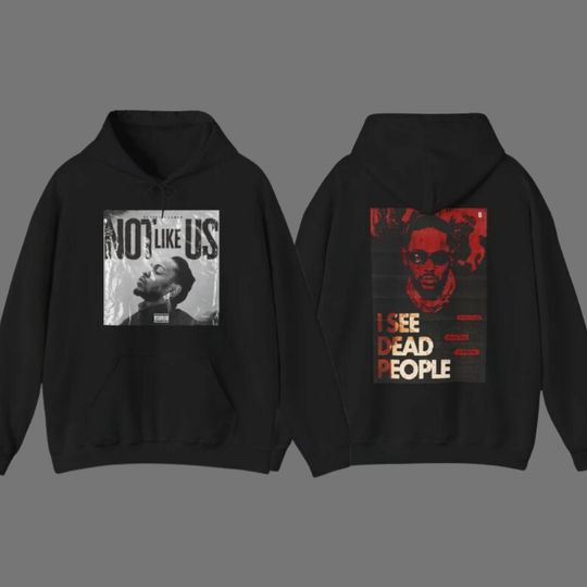 KENDRICK Lamar Hoodie, They Not Like Us Hoodie, Kendrick Lamar I See Dead People Hoodie
