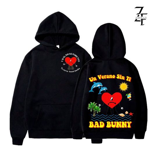Bad Bunny Hoodie, bad bunny the bad rabbit, bad bunny a summer without you merch