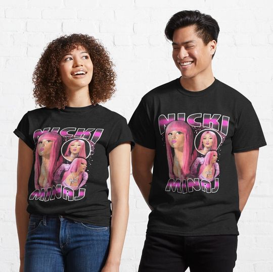 Nicki Minaj Classic T-Shirt, Nicki Minaj Pink Friday 2 Gag City Classic T-Shirt, Gift for Fans, Music Clothing for Men, Women and Kids