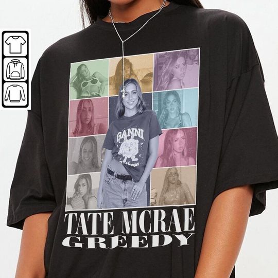 Tate McRae Music Merch Shirt, Greedy Vintage 90s Bootleg Shirt, Tate McRae Music American Eras Tour Fan, Gift for Him