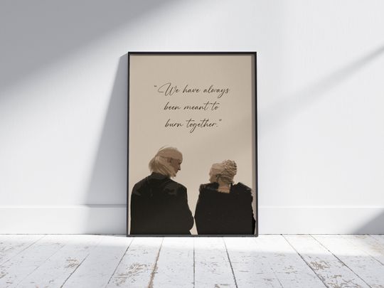 Game Of Thrones Poster - House of the Dragon Poster- Unframed poster, available in 7 sizes, HOTD poster, HOTD fan gift, Home decor