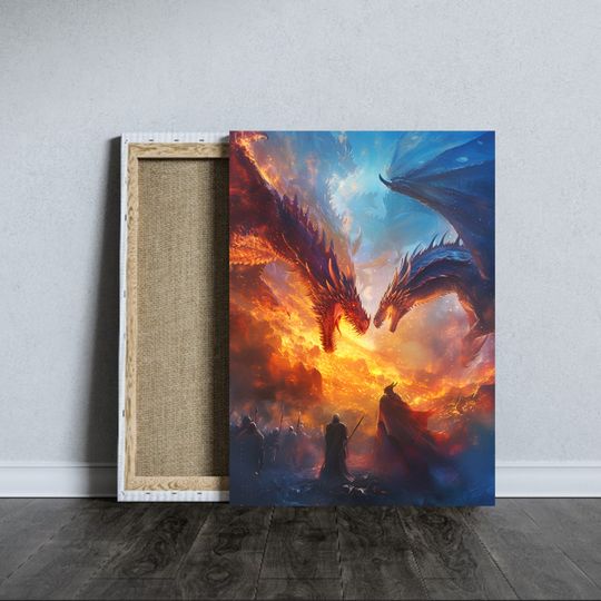House of the Dragon Poster, Targaryen, TV Series Art, Game Of Thrones Unframed poster, available in 7 sizes, HOTD poster, HOTD fan gift, Home decor