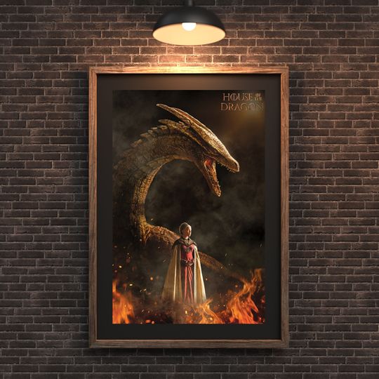 House of the Dragon Poster / Targaryen Room Decor/ Targaryen Wall Art Unframed poster, available in 7 sizes, HOTD poster, HOTD fan gift, Home decor