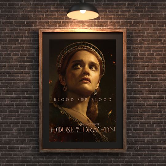 House of the Dragon Season 1 Movie Poster / Targaryen Room  Unframed poster, available in 7 sizes, HOTD poster, HOTD fan gift, Home decor