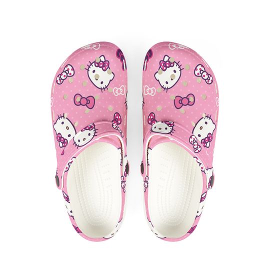 Hello Kitty Clogs, Hello Kitty Cartoon Shoes, Cute Kitty Sandals, Hello Kitty Summer Shoes, Birthday Gift, Gift For Her, Cute Shoes