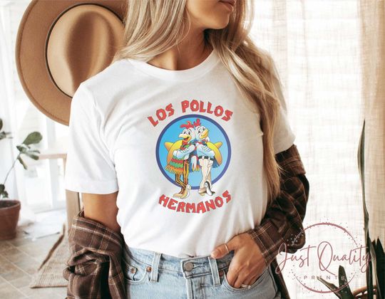 Los Pollos Hermanos cotton tee, Graphic Tshirt for men, women, Unisex, Trending Gifts