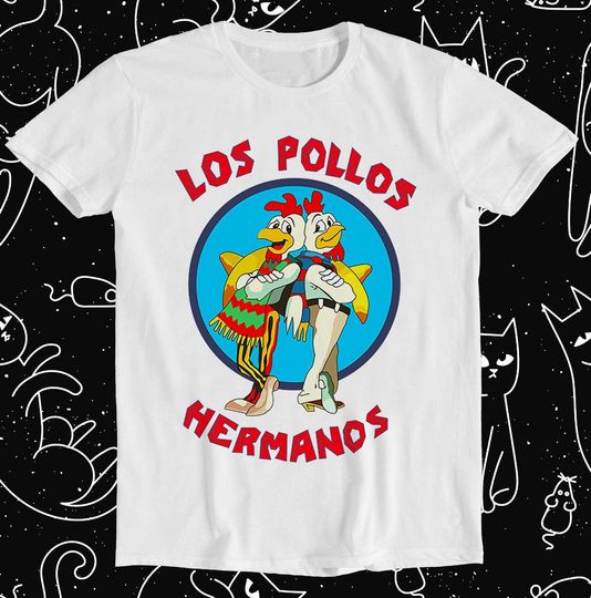 Los Pollos Hermanos TV Series cotton tee, Graphic Tshirt for men, women, Unisex, Trending Gifts