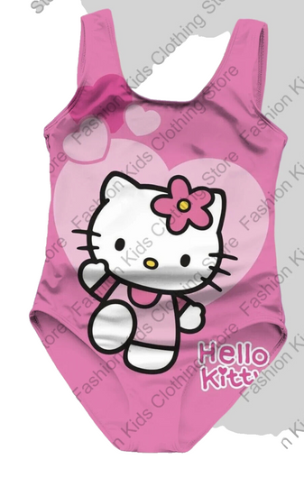 Hello Kitty Toddler Swimsuit | Sexy One-Piece Swimsuit | Beautiful Girl Outdoor Party Beach Bikini