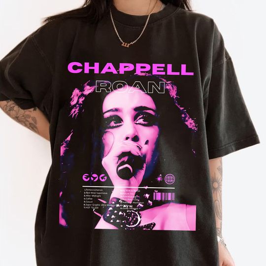 HOT Chappell Roan Cotton Tee, Graphic Tshirt for men, women, Unisex, Chappell Roan Merch