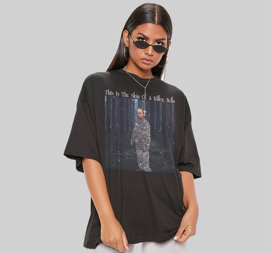 Robert Pattinson Shirt, This Is The Skin Of A Killer Bella White Shirt, Memes, Vintage 90 Short Sleeve T-shirt