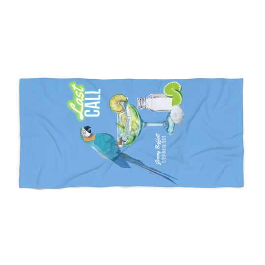 Last Call Margarita Beach Towel