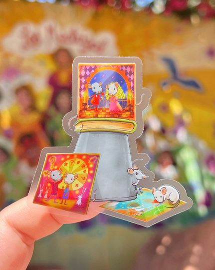 Bruno's Bucket and Rat Friends Transparent Sticker/ Disney Madrigal Encanto decal cell phone case planner water bottle laptop journal