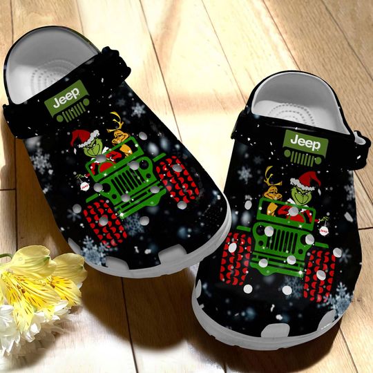 funny character Christmas Jeep Clog , The funny character Gifts, The funny character Clogs, funny character Clogs For Women Men, Clogs Sandals, Christmas Gift
