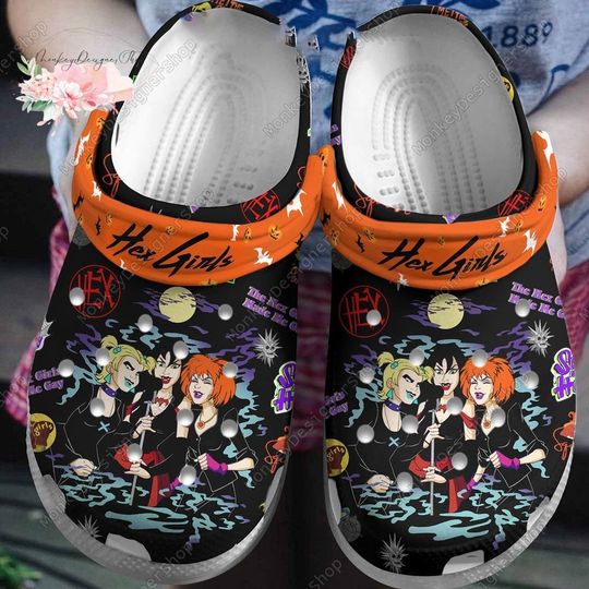 The Hex Girls Shoes, Hex Girls Rock Band Sneakers, Im Gonna Put A Spell On You, Hex Girls Music Concert Slipper For Kids And Adult