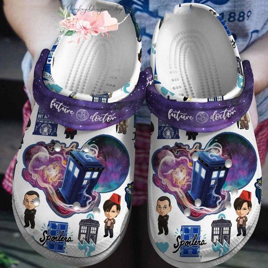 Doctor Who Shoes, Doctor Who Beach Sandals, Doctor Who Tardis Sneakers, Doctor Who Pollice Call Box Slippers, Doctor Who Gift