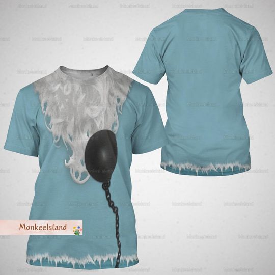 Haunted Mansion Costume 3D Shirt, Gus Hitchhiking Ghosts 3D Cosplay Shirt, Halloween Cast Member Costume, Halloween Gift