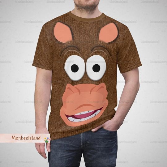 Halloween Bullseye Toy Story Costume 3D Tshirt, Toy Cosplay 3D Shirt, Toy Story Movie Character Shirt, Halloween Costume For Family