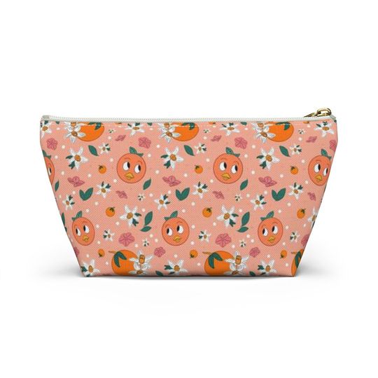 Orange Bird Disney World Pouch  - Epcot Orange Bird Pouch - Disney - Zipper Accessory Pouch | Cosmetic Bag | Pencil Case | Gift For Her | Back To School Gift