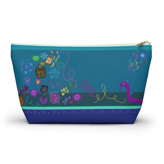 Mirabel Pouch Inspired by Skirt- Encanto Inspired -Zipper Accessory Pouch | Cosmetic Bag | Pencil Case | Gift For Her | Back To School Gift