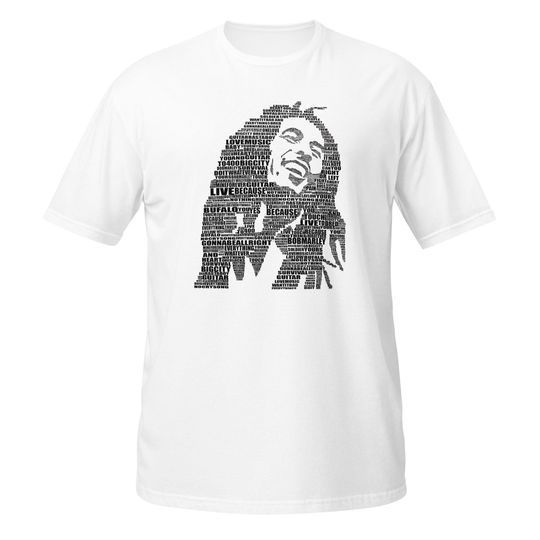 Bob Marley Cotton Short Sleeve Tee | Celebrity Shirt | Comfortable Shirt For Men Women | All Size Available
