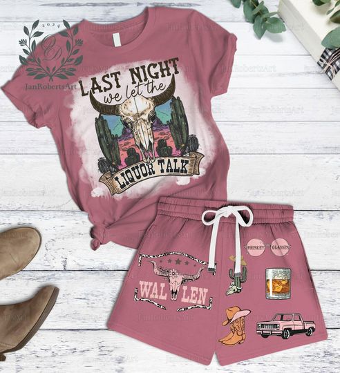 Wallen Western Tshirt, Wallen Western Short, Wallen Western Set, Wallen Western Unisex Tshirt, Wallen Western Pajamas Set, Gift For Fan