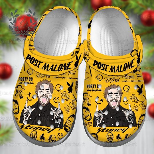 Post Malone Shoes, Posty Go Shoes, Post Malone Sandals, Posty Go Sandals, Post Malone Summer Shoes, Post Malone Casual Shoes