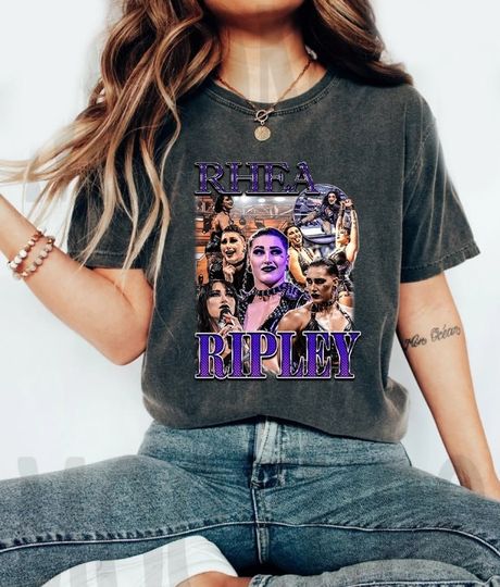 Rhea Ripley T-shirt  Unisex short sleeves heavy cotton T-Shirt, multiple colors full sizes shirt