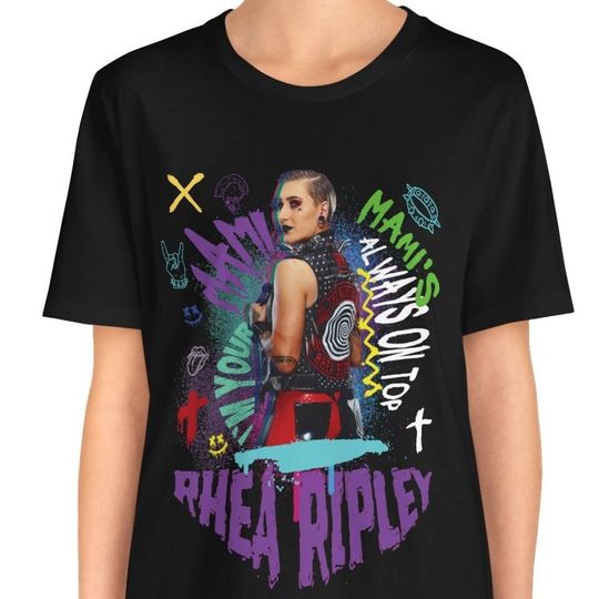 Rhea Ripley Shirt, Wrestling Entertainment Wrestling Unisex short sleeves heavy cotton T-Shirt, multiple colors full sizes shirt