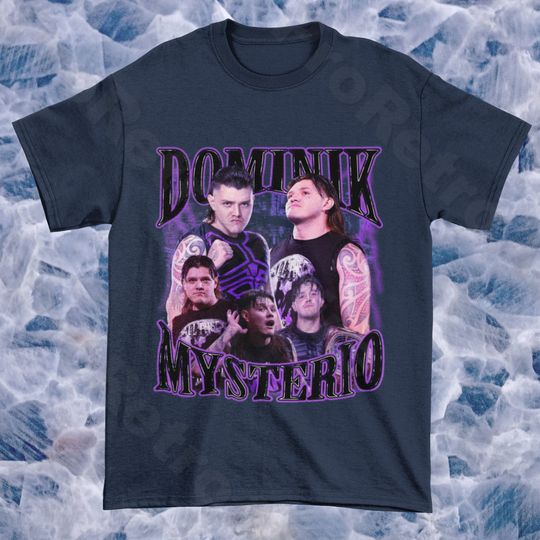 Dominik Mysterio Shirt, Rocker T-Shirt, Mother Day Gift T-Shirt, Halloween shirt, Family gift, Wrestler Shirt, Gift, Bootleg Style, Sport