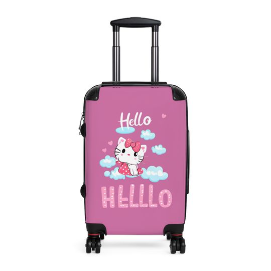 Adorable Hello Kitty Suitcase: Perfect Travel Companion for Fans, Hello Kitty Luggage, Travel Accessories,Cute Suitcase,Kids Suitcase