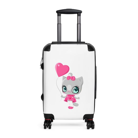 Hello Kitty Adventure: Cute Carry-On Suitcase! Carry-On Luggage | Matching Luggage | Kids Luggage | Matching Suitcases |