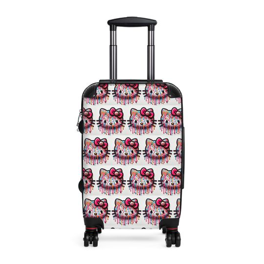 Drippy Hello Kitty Suitcase for Fans, Hello Kitty Luggage, Travel Accessories,Cute Suitcase,Kids Suitcase