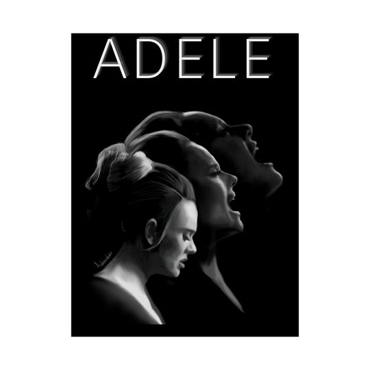 Cry Your Heart Out - Adele Premium Matte Vertical Posters | Celebrity Poster | Music Lover Gift | usic Prints | Wall Art | Wall Decor