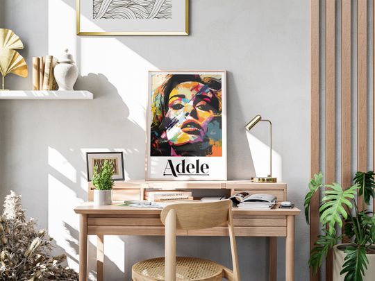 Discover Adele Premium Matte Vertical Posters | Celebrity Poster | Music Lover Gift | usic Prints | Wall Art | Wall Decor