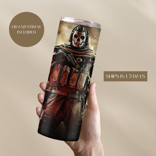 Call Of Duty Tumbler, Warzone 2 Tumbler, COD Gamer Gift