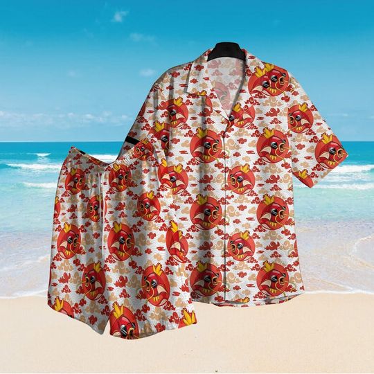 Magikarp Hawaiian Shirt, Magikarp Hawaiian Shirt Shorts Cool Water Type Aloha Summer Shirt, Beach Shirt, PKM Gift