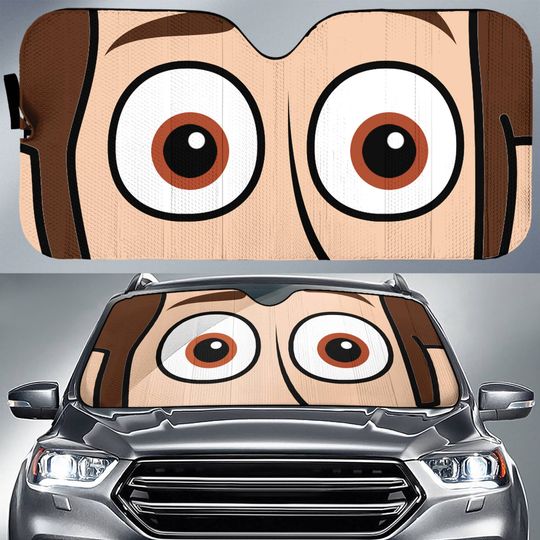 Toy Story Woody Face Car Sun Shade Toy Story Disneyland Car Sun Shade Car Windshield Car Accessories