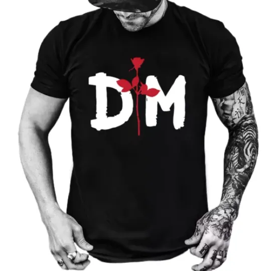 Discover Depeche Music Mode Tour 2024 Shirt, Casual Cotton Short Sleeved Shirt, Music Merch Shirt, Shirt for Fans, Music Gift Ideas